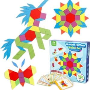 coogam wooden shape puzzles stem preschool puzzles