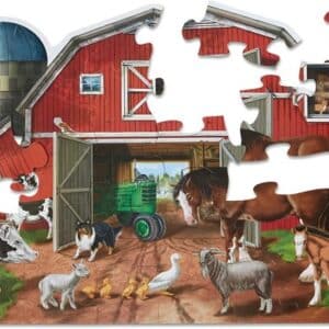 melissa doug busy puzzle board animal puzzles