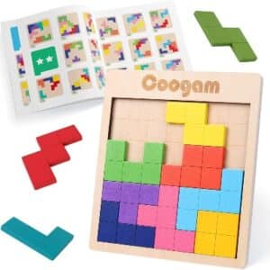 preschool steam activities coogan wooden puzzle pattern blocks
