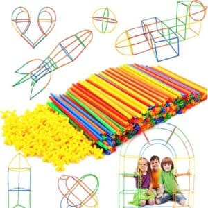 rainbow toyfrog straw constructor steam stem engineering toys preschoolers