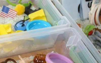 Mini Alphabet Sensory Bins