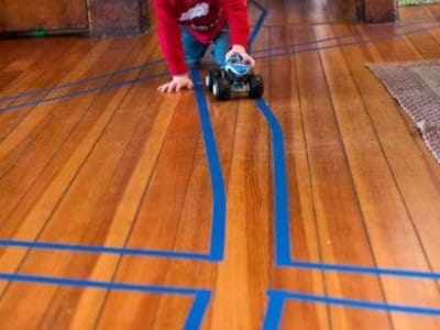 indoor tape road kids activities fun wonder noggin
