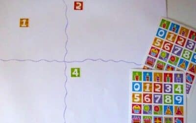 Sorting Number Stickers