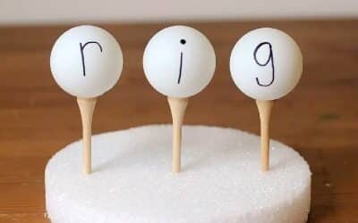 Word Families With Ping Pong Balls