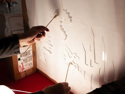 shadow puppet theater kid craft wonder noggin