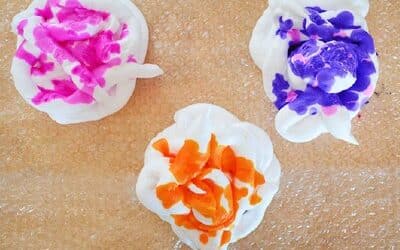 Shaving Cream & Bubble Wrap