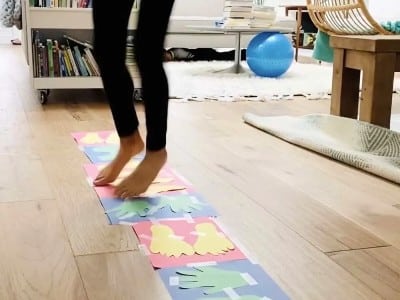 walk the line indoor activities energy-busting wonder noggin