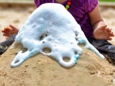 sand volcano kids science activity wonder noggin