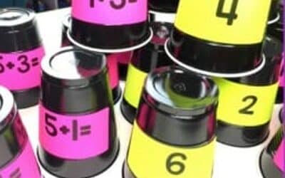 Add & Subtract Cup Game