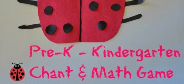 ladybug spring math activities for preschoolers