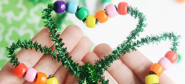beaded shamrock spring math activities for preschoolers wonder noggin