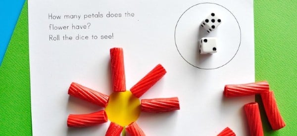 flower dice game flow math activities for preschoolers wonder noggin