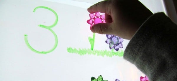 light table flower math activities for preschoolers wonder noggin