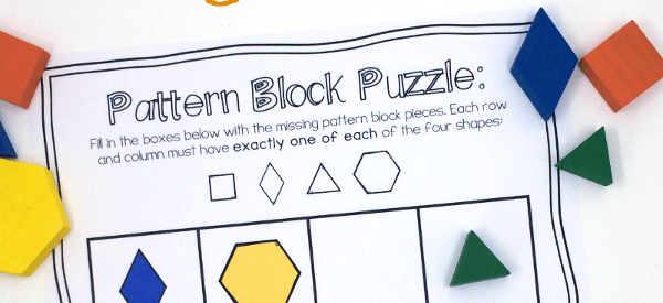 pattern block summer math activities for preschoolers wonder noggin