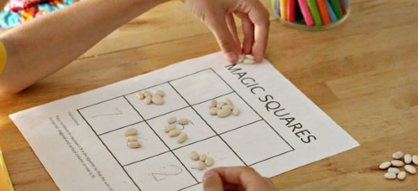 playing magic squares summer math activities for preschoolers wonder noggin