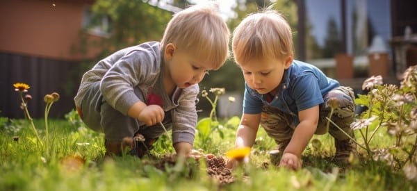 preschoolers pull weeds chores home steam wonder noggin