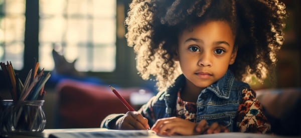 quiet time kids at home girl coloring wonder noggin