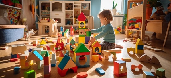 shapes in preschool child floor blocks wonder noggin