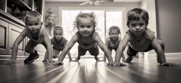 toe touches indoor exercise for kids wonder noggin