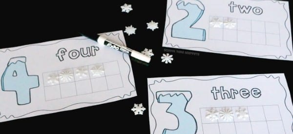 winter ten frames winter math activities for preschoolers wonder noggin