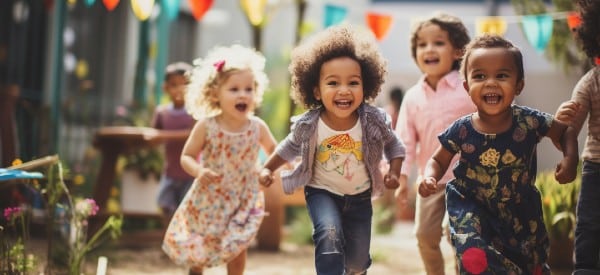 kids playing outside preschool graduation wonder noggin